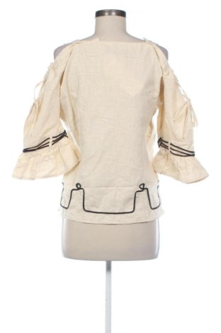 Γυναικεία μπλούζα Leonardo Carbone, Μέγεθος XL, Χρώμα  Μπέζ, Τιμή 39,32 €