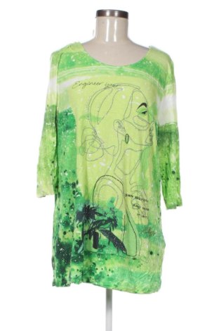 Γυναικεία μπλούζα Mia Moda, Μέγεθος XXL, Χρώμα Πράσινο, Τιμή 16,99 €
