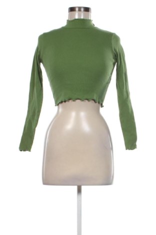 Bluzka damska Pull&Bear, Rozmiar S, Kolor Zielony, Cena 53,58 zł