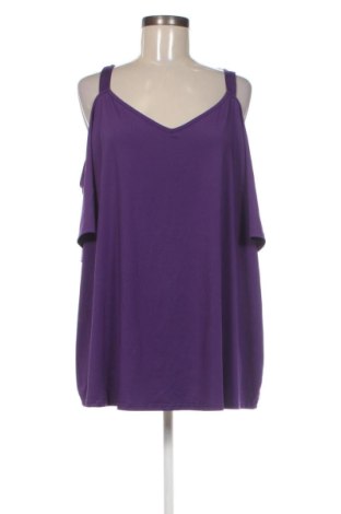 Γυναικεία μπλούζα SHEIN, Μέγεθος 4XL, Χρώμα Βιολετί, Τιμή 11,99 €