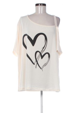 Bluză de femei SHEIN, Mărime 4XL, Culoare Ecru, Preț 50,58 Lei