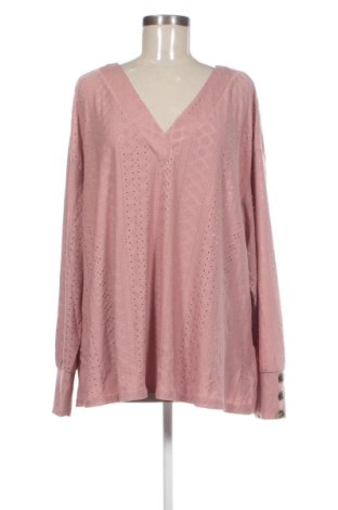 Дамска блуза SHEIN, Размер 3XL, Цвят Пепел от рози, Цена 10,22 €