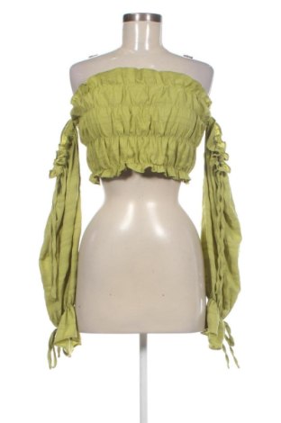 Дамска блуза SHEIN, Размер M, Цвят Зелен, Цена 18,46 €