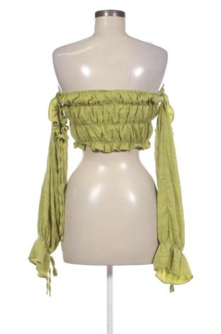 Дамска блуза SHEIN, Размер M, Цвят Зелен, Цена 18,46 €