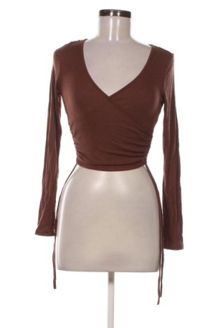 Дамска блуза SHEIN, Размер S, Цвят Кафяв, Цена 10,22 €