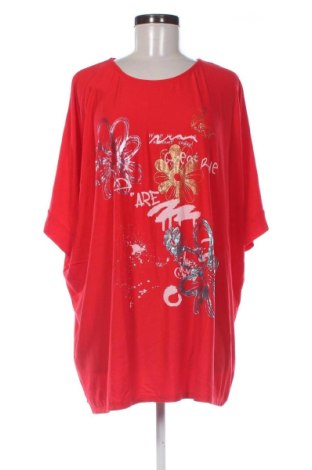 Bluză de femei Unbranded, Mărime 4XL, Culoare Roșu, Preț 50,58 Lei