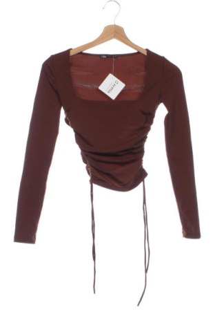 Bluzka damska Zara, Rozmiar XS, Kolor Brązowy, Cena 72,99 zł