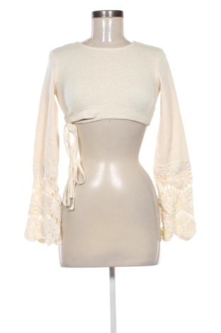 Дамска блуза Zara, Размер S, Цвят Екрю, Цена 14,31 €