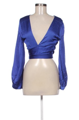 Bluză de femei Zara, Mărime L, Culoare Albastru, Preț 85,99 Lei