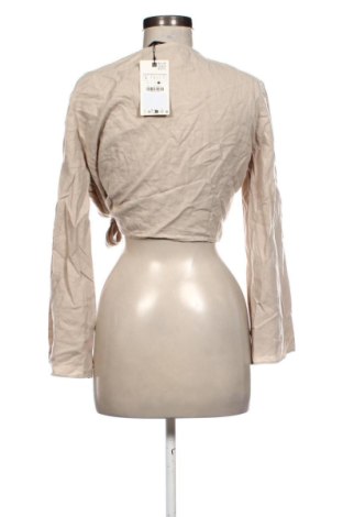 Dámska blúza Zara, Veľkosť L, Farba Béžová, Cena  37,95 €