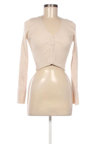 Cardigan de damă Pull&Bear, Mărime S, Culoare Bej, Preț 78,20 Lei
