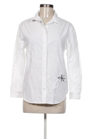 Γυναικείο πουκάμισο Calvin Klein Jeans, Μέγεθος L, Χρώμα Λευκό, Τιμή 34,72 €