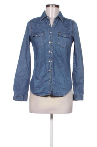 Cămașă de femei Pull&Bear, Mărime XS, Culoare Albastru, Preț 22,99 Lei