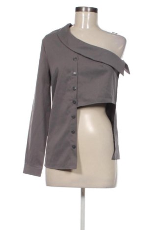 Γυναικείο πουκάμισο SHEIN, Μέγεθος S, Χρώμα Γκρί, Τιμή 12,85 €