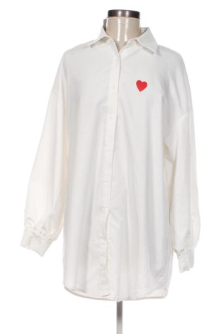 Γυναικείο πουκάμισο SHEIN, Μέγεθος S, Χρώμα Λευκό, Τιμή 13,00 €