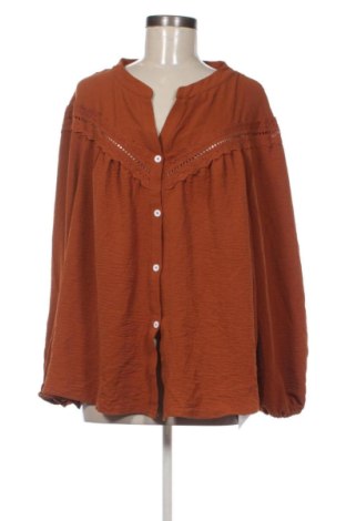 Дамска риза SHEIN, Размер XXL, Цвят Кафяв, Цена 13,29 €