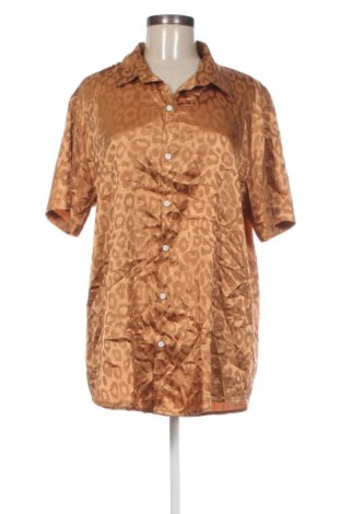 Cămașă de femei SHEIN, Mărime XL, Culoare Maro, Preț 79,99 Lei