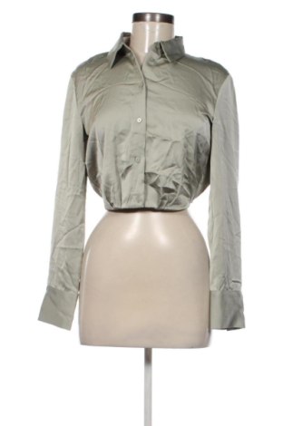 Cămașă de femei Stradivarius, Mărime S, Culoare Verde, Preț 79,99 Lei