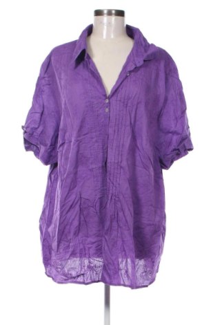 Dámská košile  Thea, Velikost 4XL, Barva Fialová, Cena  493,00 Kč