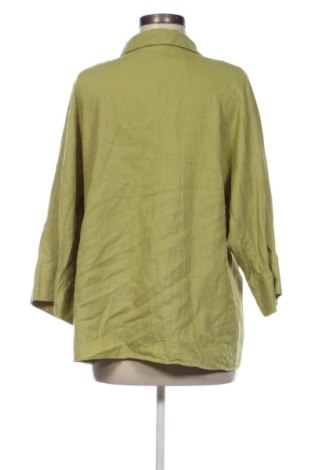 Γυναικείο πουκάμισο Zara, Μέγεθος L, Χρώμα Πράσινο, Τιμή 13,81 €
