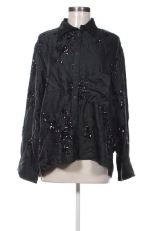 Cămașă de femei Zara, Mărime L, Culoare Negru, Preț 72,99 Lei