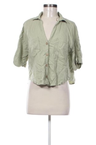 Cămașă de femei Zara, Mărime S, Culoare Verde, Preț 72,00 Lei