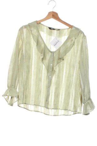 Damska koszula Zara, Rozmiar XS, Kolor Zielony, Cena 74,01 zł