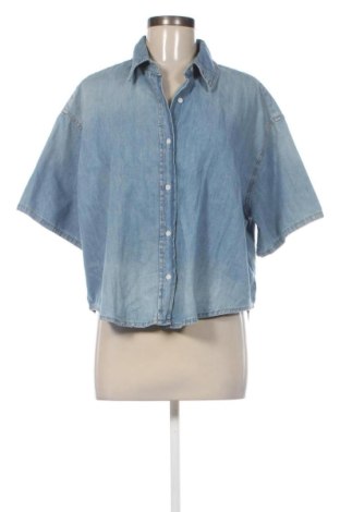 Cămașă de femei Zara, Mărime S, Culoare Albastru, Preț 72,99 Lei