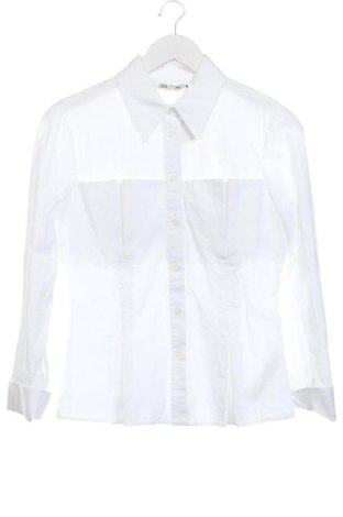 Γυναικείο πουκάμισο Zara, Μέγεθος M, Χρώμα Λευκό, Τιμή 13,80 €