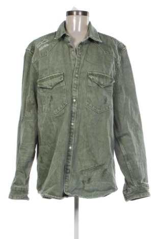 Γυναικείο πουκάμισο Zara, Μέγεθος L, Χρώμα Πράσινο, Τιμή 16,99 €