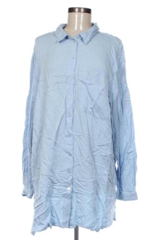 Γυναικείο πουκάμισο Zizzi, Μέγεθος L, Χρώμα Μπλέ, Τιμή 25,00 €