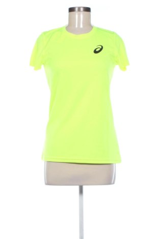 Γυναικείο t-shirt ASICS, Μέγεθος S, Χρώμα Πράσινο, Τιμή 14,00 €