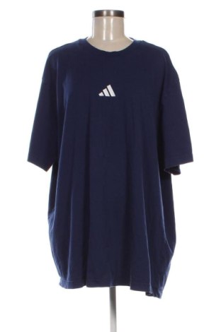 Damen T-Shirt Adidas, Größe 3XL, Farbe Blau, Preis 14,00 €