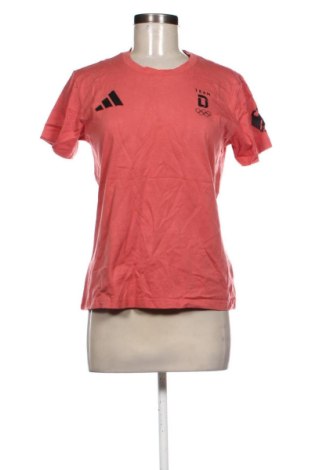Damen T-Shirt Adidas, Größe M, Farbe Rot, Preis 17,99 €