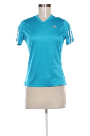 Γυναικείο t-shirt Adidas, Μέγεθος S, Χρώμα Μπλέ, Τιμή 16,99 €