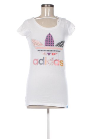 Damski T-shirt Adidas Originals, Rozmiar XS, Kolor Biały, Cena 75,02 zł
