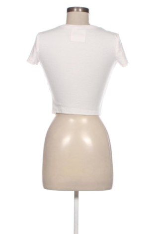 Tricou de femei Bershka, Mărime M, Culoare Alb, Preț 46,92 Lei