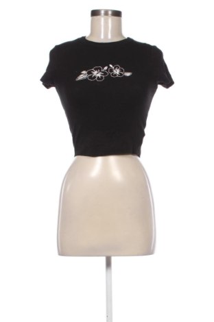 Tricou de femei Bershka, Mărime S, Culoare Negru, Preț 53,99 Lei