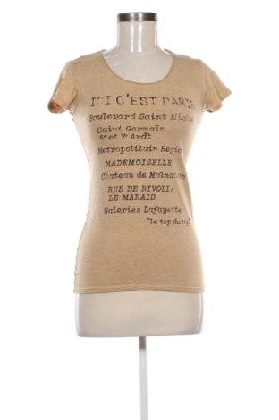 Γυναικείο t-shirt Bien Bleu, Μέγεθος XS, Χρώμα  Μπέζ, Τιμή 10,99 €