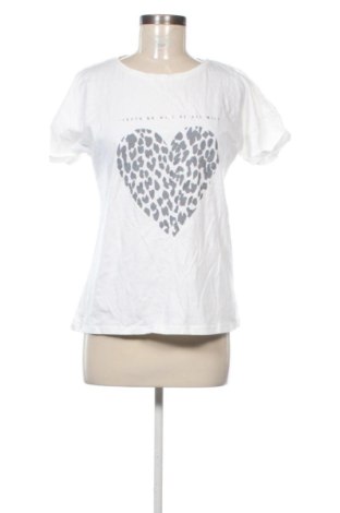 Γυναικείο t-shirt Cache Cache, Μέγεθος L, Χρώμα Λευκό, Τιμή 10,99 €