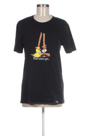 Damen T-Shirt Earth Positive, Größe M, Farbe Schwarz, Preis € 11,99