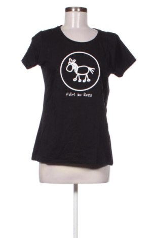 Дамска тениска Fruit Of The Loom, Размер L, Цвят Черен, Цена 9,00 €