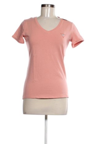 Γυναικείο t-shirt Guess, Μέγεθος L, Χρώμα Ρόζ , Τιμή 16,37 €
