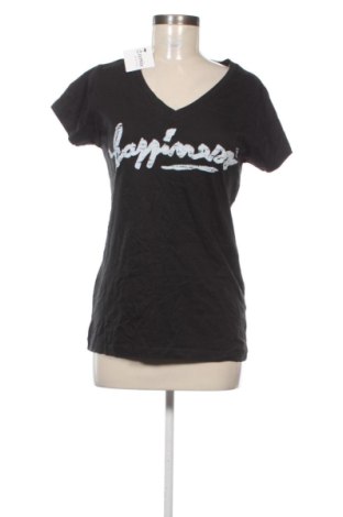 Damski T-shirt Happines, Rozmiar M, Kolor Czarny, Cena 48,99 zł
