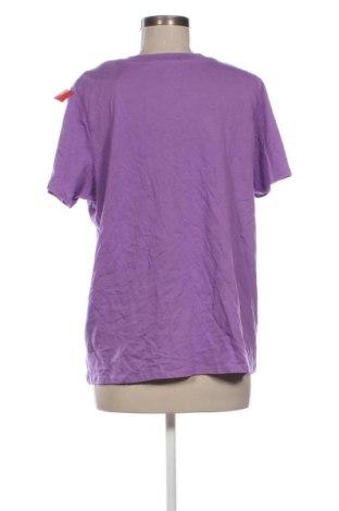 Γυναικείο t-shirt Kiabi, Μέγεθος XXL, Χρώμα Βιολετί, Τιμή 17,99 €