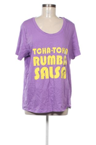 Γυναικείο t-shirt Kiabi, Μέγεθος XL, Χρώμα Βιολετί, Τιμή 17,99 €