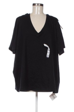Damski T-shirt Kiabi, Rozmiar 4XL, Kolor Czarny, Cena 75,99 zł