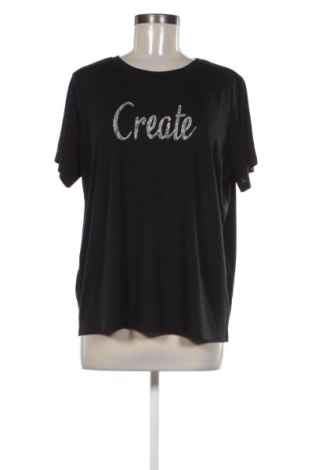 Γυναικείο t-shirt Koton, Μέγεθος XXL, Χρώμα Μαύρο, Τιμή 11,99 €