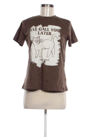 Damski T-shirt Mavi, Rozmiar M, Kolor Brązowy, Cena 37,99 zł