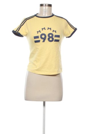 Γυναικείο t-shirt Motel, Μέγεθος M, Χρώμα Κίτρινο, Τιμή 11,99 €